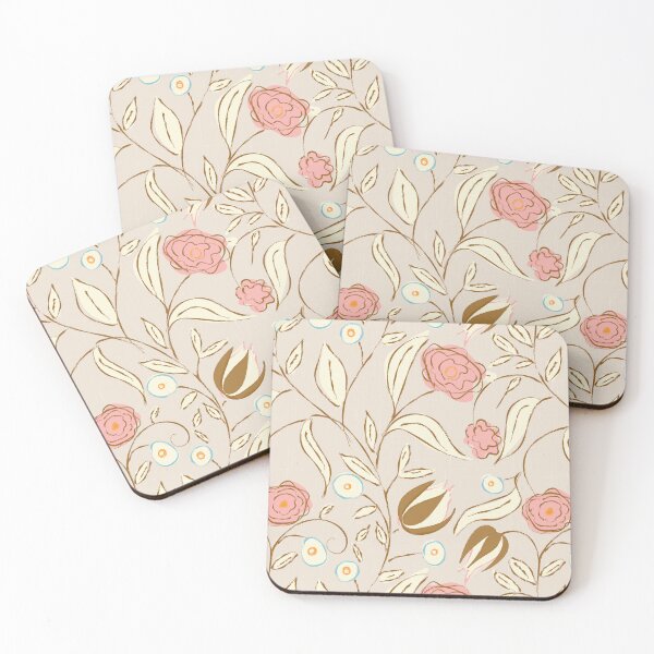 Item preview, Modern Chintz Floral Beige designed and sold by susycosta.
