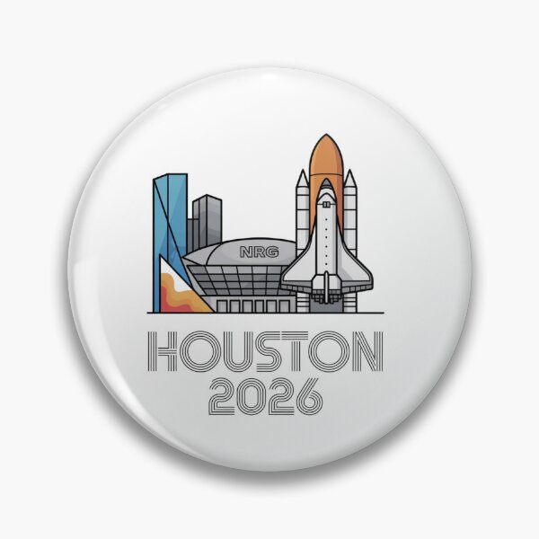 Item preview, Houston 2026 Space Shuttle Football T-Shirt V10 designed and sold by DarylWelsh2024.