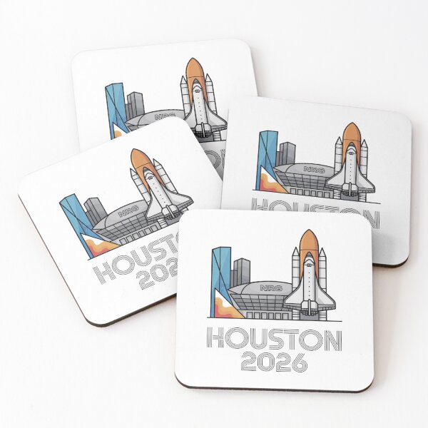 Item preview, Houston 2026 Space Shuttle Football T-Shirt V10 designed and sold by DarylWelsh2024.