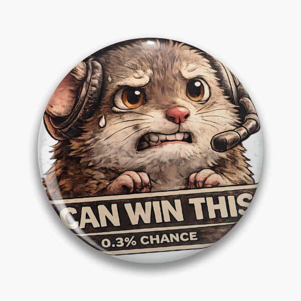 Item preview, I Can Win This 0.3% Chance Funny Gamer Mouse designed and sold by DryHumorPrints.