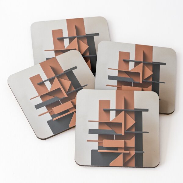 Item preview, Abstract Botanical Shapes Minimalist Style Painting designed and sold by EnmarcArt.