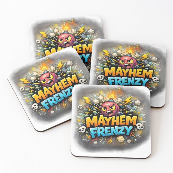 Item preview, Mayhem Frenzy – Explosive Cartoon Bomb Logo designed and sold by AstraDrip Studio.