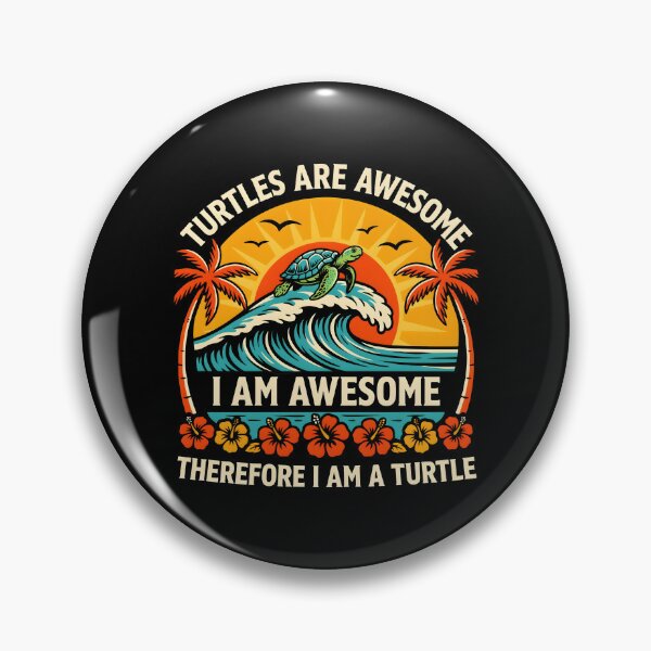 Item preview, Turtles are Awesome I am a Turtle Funny Shell Yeah Turtle Lover designed and sold by Redgiant87x.