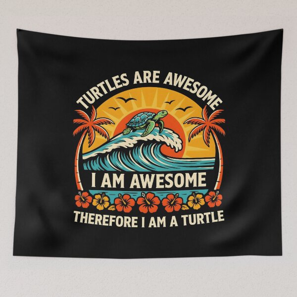 Item preview, Turtles are Awesome I am a Turtle Funny Shell Yeah Turtle Lover designed and sold by Redgiant87x.