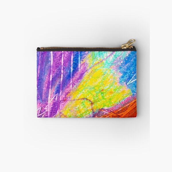 Aperçu de l'œuvre abstrait en violet et orange créée et vendue par Tereza Pilar Art.