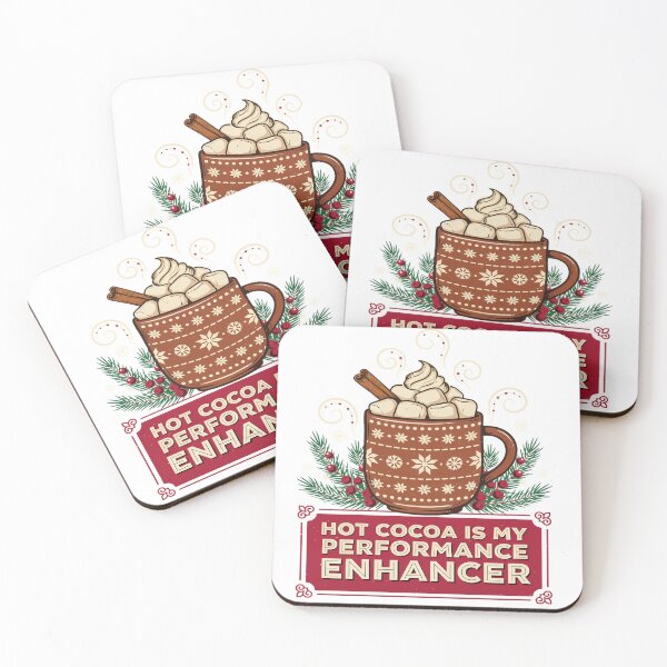 Item preview, Cozy Warm Cocoa Performance Enhancer Fun designed and sold by Squiggle Happy.