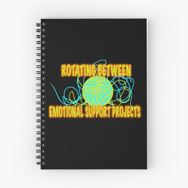 Item preview, Rotating Between Emotional Support Projects – Neon Yarn Ball Knitting Shirt, Crochet Humor Tee designed and sold by ArtyWares.