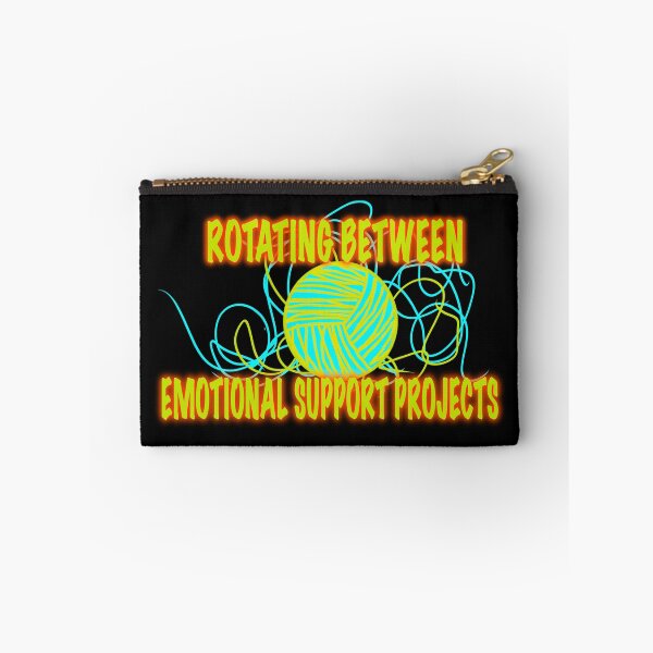 Item preview, Rotating Between Emotional Support Projects – Neon Yarn Ball Knitting Shirt, Crochet Humor Tee designed and sold by ArtyWares.