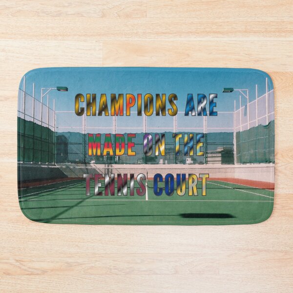 Item preview, Champions are Made on the Tennis Court #3 designed and sold by Holy JM Designs.