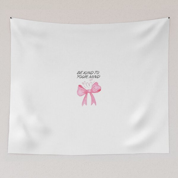 Item preview, Be Kind To Your Mind Cute Floral Self Love Quote designed and sold by FikraS.