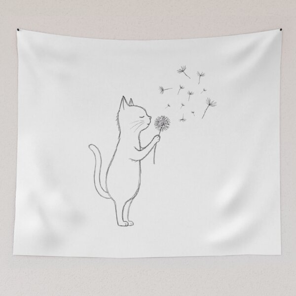 Item preview, CAT  FLOWERS designed and sold by Snurly.