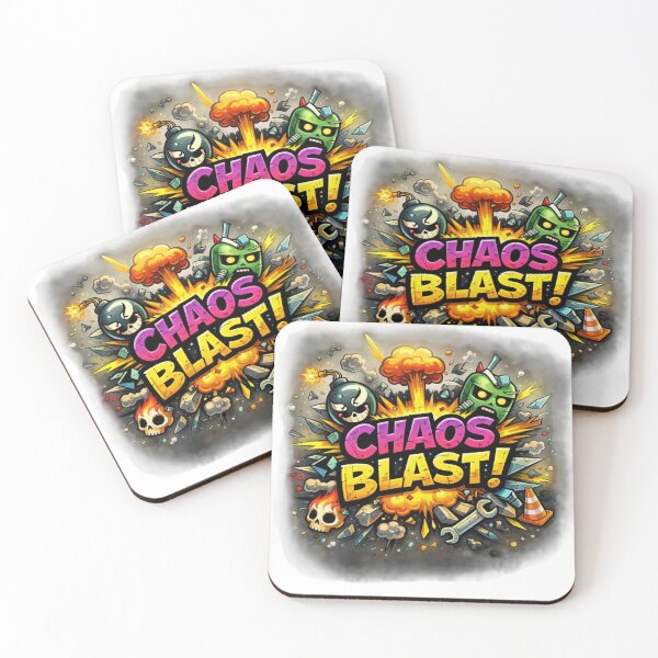 Item preview, Chaos Blast – Explosive Cartoon Destruction Logo designed and sold by AstraDrip Studio.