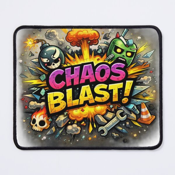 Item preview, Chaos Blast – Explosive Cartoon Destruction Logo designed and sold by AstraDrip Studio.