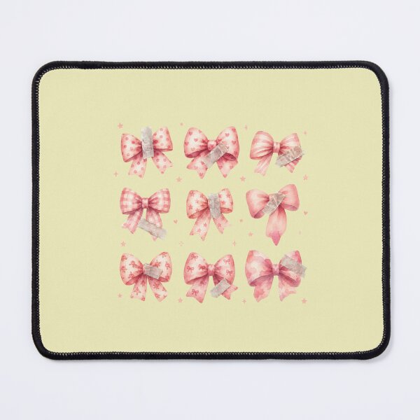 Item preview, Watercolor Pink Bow Ribbon Washi Tape Collection designed and sold by bosamji.