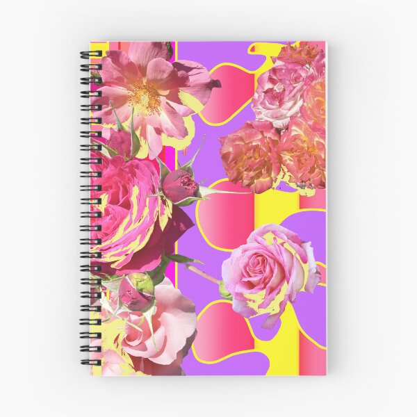 Item preview, Splatter Paint Maximalist Floral Nature Collage designed and sold by RAHKELROYSUM.