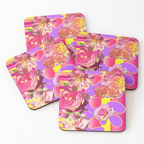 Item preview, Splatter Paint Maximalist Floral Nature Collage designed and sold by RAHKELROYSUM.