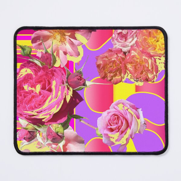 Item preview, Splatter Paint Maximalist Floral Nature Collage designed and sold by RAHKELROYSUM.