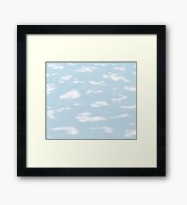 Sky clouds. Framed Print