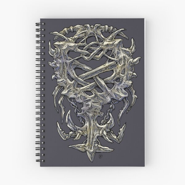 Item preview, Abstract Symmetrical Dark Fantasy Horror Metal Illustration designed and sold by JustasVebra.
