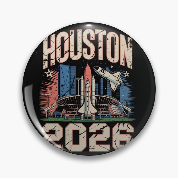 Item preview, Houston 2026 Space Shuttle Football T-Shirt V11 designed and sold by DarylWelsh2024.