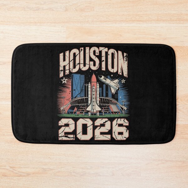 Item preview, Houston 2026 Space Shuttle Football T-Shirt V11 designed and sold by DarylWelsh2024.