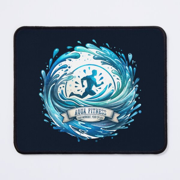 Item preview, Fitness Blue Splash designed and sold by bellinnacrafttt.