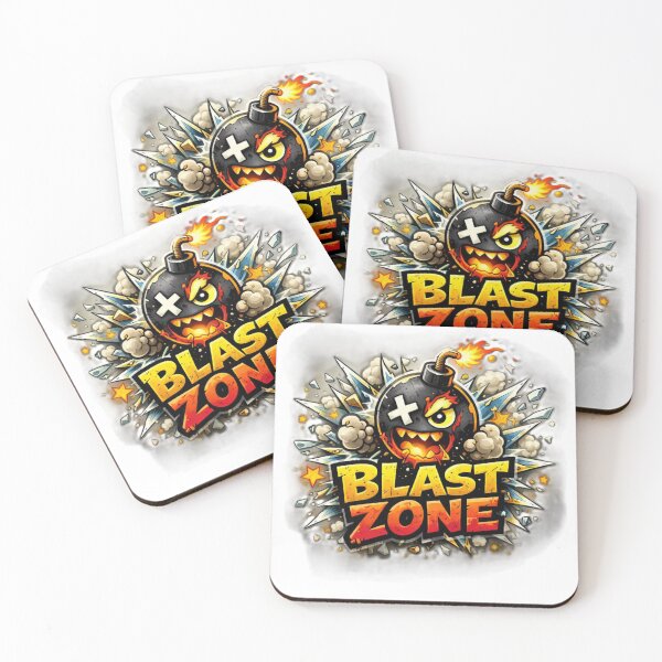 Item preview, Blast Zone – Explosive Cartoon Bomb Logo designed and sold by AstraDrip Studio.