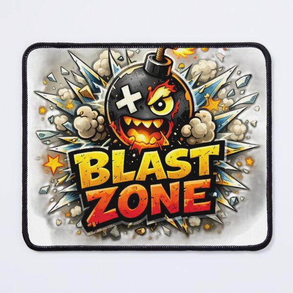 Item preview, Blast Zone – Explosive Cartoon Bomb Logo designed and sold by AstraDrip Studio.