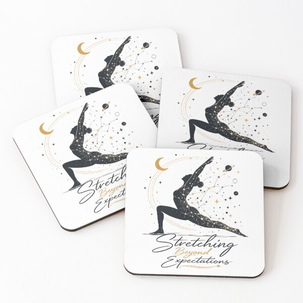 Item preview, Stretching Beyond Expectations – Cosmic Yoga Transformation Design designed and sold by warlistop.