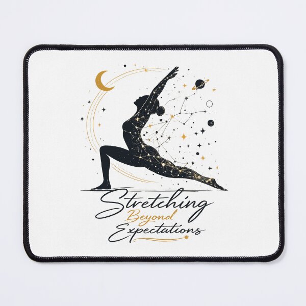 Item preview, Stretching Beyond Expectations – Cosmic Yoga Transformation Design designed and sold by warlistop.