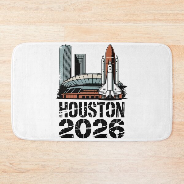 Item preview, Houston 2026 Space Shuttle Football T-Shirt V12 designed and sold by DarylWelsh2024.