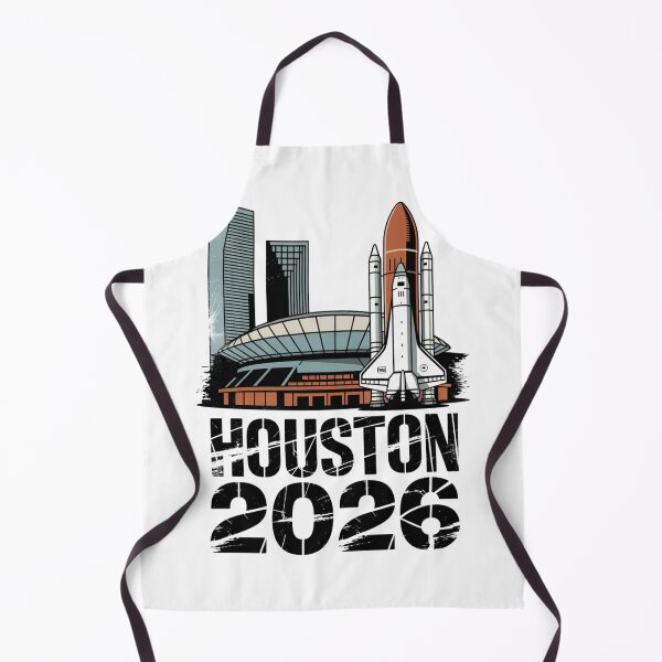 Item preview, Houston 2026 Space Shuttle Football T-Shirt V12 designed and sold by DarylWelsh2024.