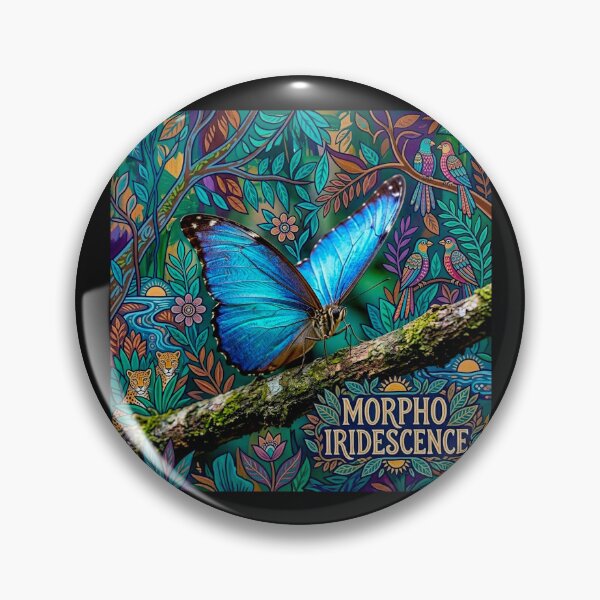 Item preview, Morpho Anatomy: Iridescence Dissected #6 designed and sold by Helios Be. Lavsh.