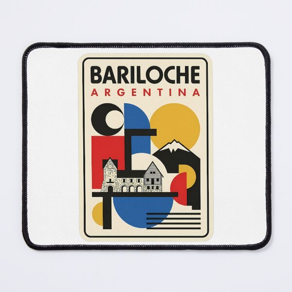 Item preview, Bariloche Argentina Retro Geometric Mountain Landscape designed and sold by k3rstman1.