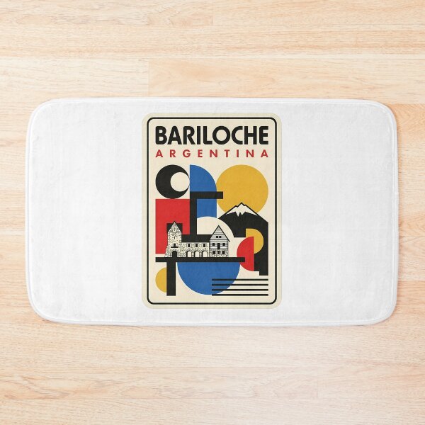 Item preview, Bariloche Argentina Retro Geometric Mountain Landscape designed and sold by k3rstman1.