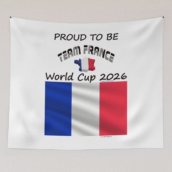 Item preview, France Fan T‑Shirt world Soccer Cup 2026 football outfit designed and sold by cabevo.