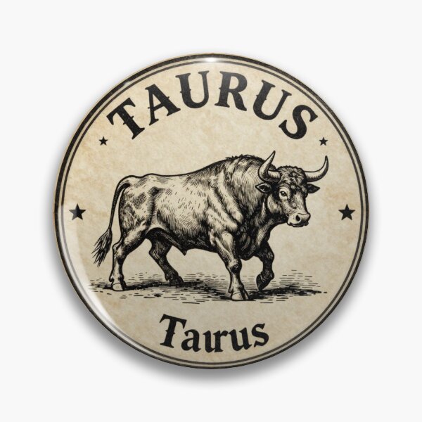 Item preview, Vintage Aries Z Vintage Taurus Zodiac Sign - Art designed and sold by GoGreenlove.