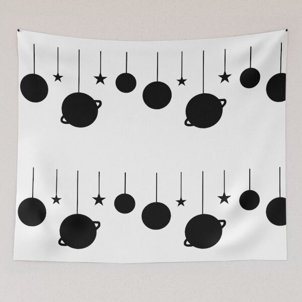 Item preview, Minimalist Celestial Mobile Line Art designed and sold by BeesBarn.