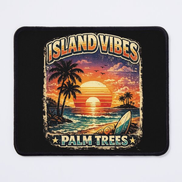 Item preview, Island Vibe-Vintage Sunset designed and sold by Arties4Bread⭐⭐⭐⭐⭐.
