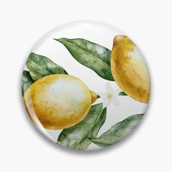 Item preview, Vintage Citrus Branch Watercolor Art designed and sold by Alisles.