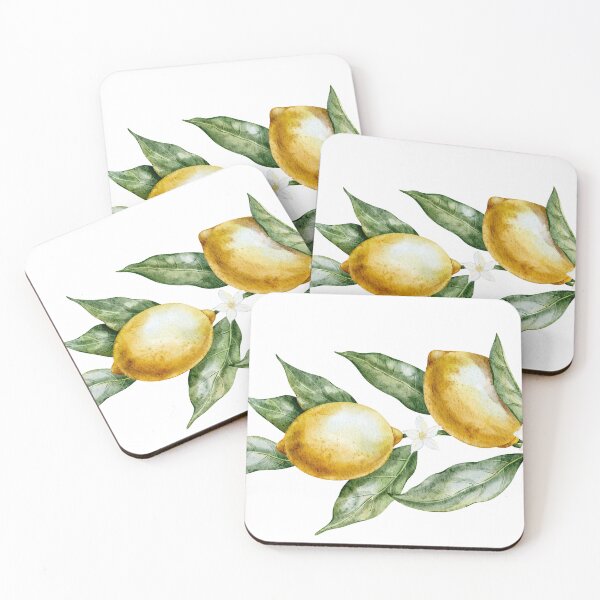 Item preview, Vintage Citrus Branch Watercolor Art designed and sold by Alisles.