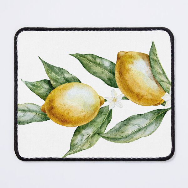 Item preview, Vintage Citrus Branch Watercolor Art designed and sold by Alisles.