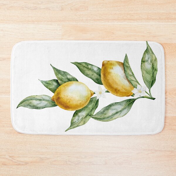 Item preview, Vintage Citrus Branch Watercolor Art designed and sold by Alisles.