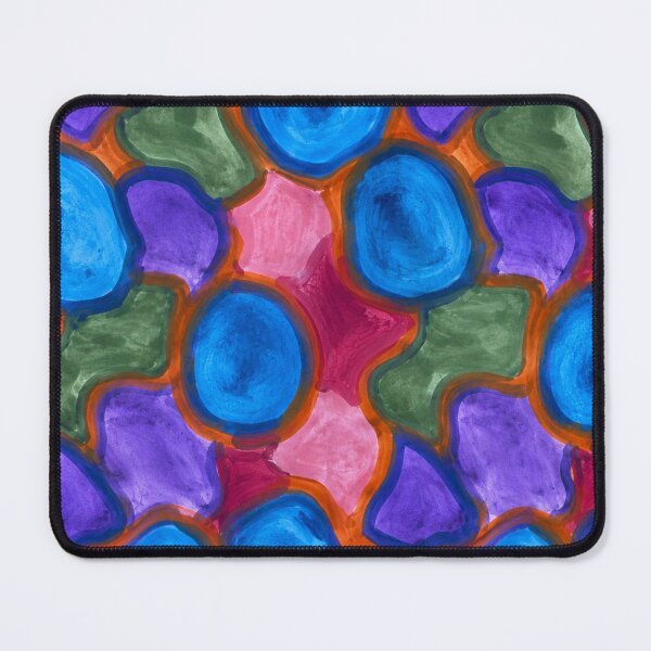 Item preview, Modern Mosaic Pattern | Colorful Abstract Organic Shapes designed and sold by Fernhaven.
