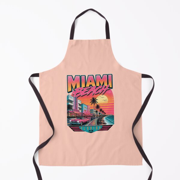 Item preview, Miami Beach Retro Sunset – Vibrant Florida Art Deco designed and sold by ABLAT-CREATIONS.
