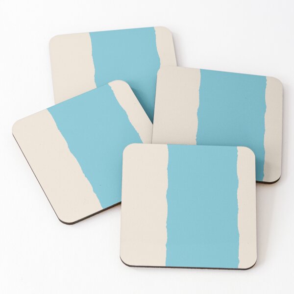 Item preview, Grandmillennial Stripe Sky Blue designed and sold by susycosta.