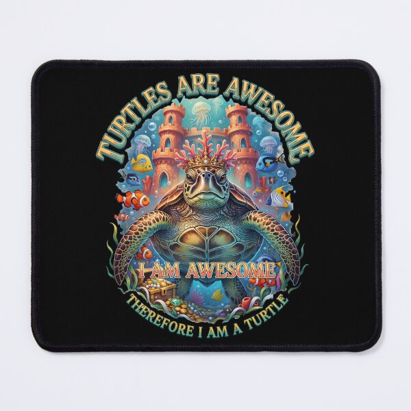Item preview, Turtles are Awesome I am a Turtle Funny Ocean Turtle Lover Quote designed and sold by Redgiant87x.