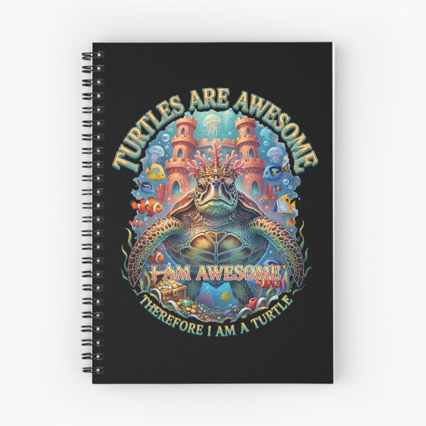 Item preview, Turtles are Awesome I am a Turtle Funny Ocean Turtle Lover Quote designed and sold by Redgiant87x.