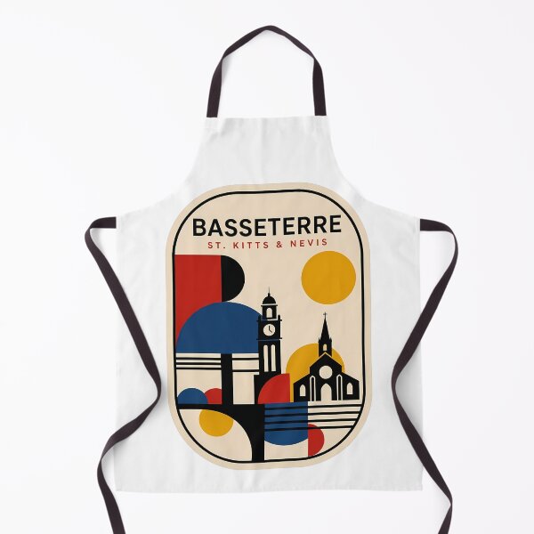 Item preview, Basseterre St Kitts and Nevis Retro Geometric Travel designed and sold by k3rstman1.