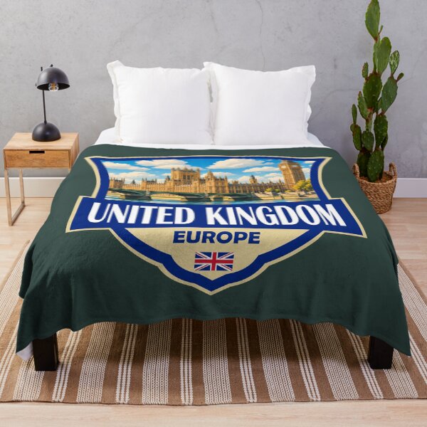 Item preview, United Kingdom Illustration Retro Badge designed and sold by KrisSidDesigns.